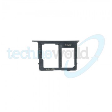 Porta Sim/microSD Samsung A6 2018 per vers. Nero