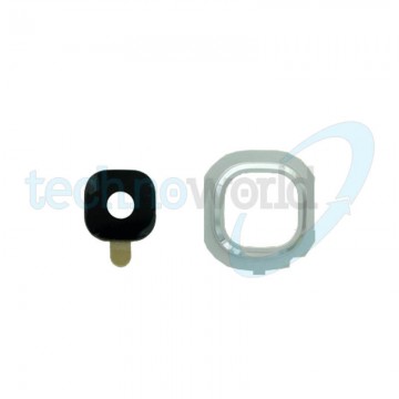 Lente Fotocamera Completa Samsung J7 2016 Bianco