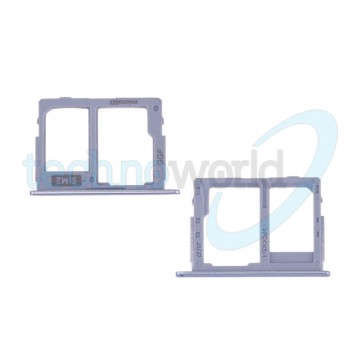 Porta Sim/microSD Samsung J5 2017/J7 2017 Blue Silver
