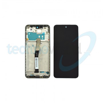 Display Ori. Xiaomi Redmi Note 9S / 9 Pro Glacier Bianco con Frame