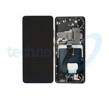 Display Ori. Samsung S21 Ultra G998 Phantom Nero con Frame