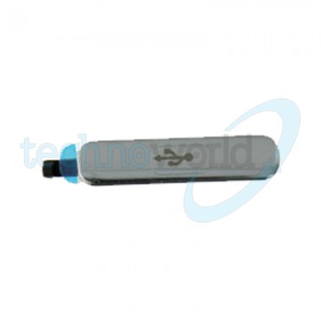 Sportello USB Samsung S5 Silver