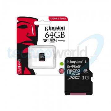 MicroSD Kingston 64 GB HC Classe 10