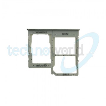 Porta Sim/microSD Samsung A40 Bianco