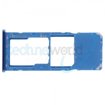 Porta Sim/microSD Samsung A7 2018 Blu
