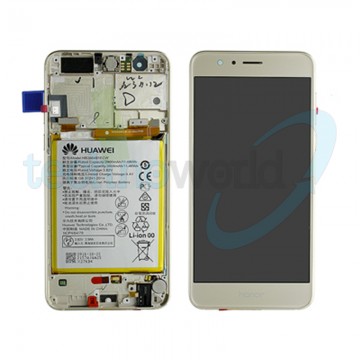 Display Ori. Honor 8 Gold con frame