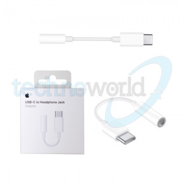 Adattatore Apple da USB-C a jack cuffie (3,5 mm)