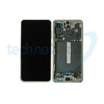 Display Ori. Samsung S21 FE G990 Green con Frame