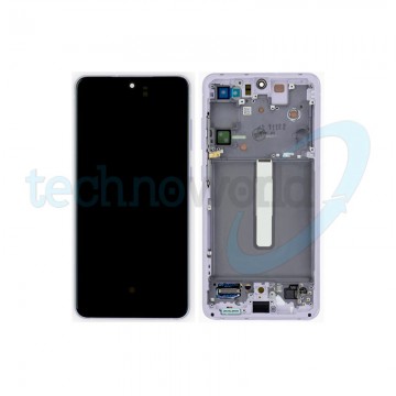 Display Ori. Samsung S21 FE G990 Violet con Frame