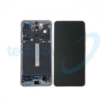 Display Ori. Samsung S21 FE G990 Bianco con Frame