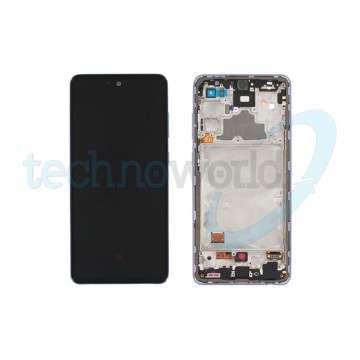 Display Ori. Samsung A72 A725 Viola con Frame