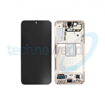 Display Ori. Samsung S22 S901 Rosa Gold con Frame
