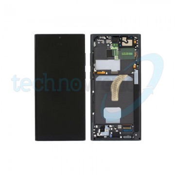 Display Ori. Samsung S22 Ultra S908 Nero con Frame