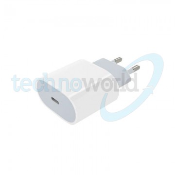 Caricabatterie 20W Bianco - USB-C (Bulk)