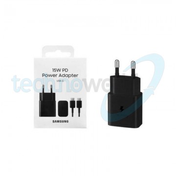 Caricabatterie Samsung EP-T1510 15W Nero - USB-C / USB-C