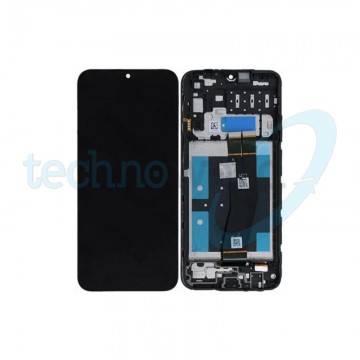 Display Ori. Samsung A14 A145 Nero con Frame