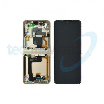 Display Ori. Samsung Z Flip 4 5G F721 Gold con Frame