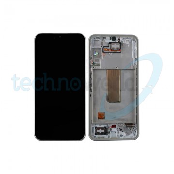 Display Ori. Samsung A34 5G A346 Silver con Frame