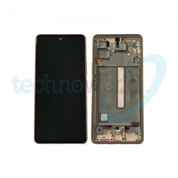 Display Ori. Samsung A53 5G A536 Gold con Frame