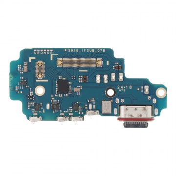 PCB Board Con Connettore Carica - Microfono e Lettore Sim Samsung S23 Ultra