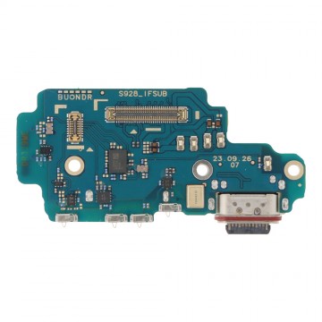 PCB Board Con Connettore Carica - Microfono e Lettore Sim Samsung S24 Ultra